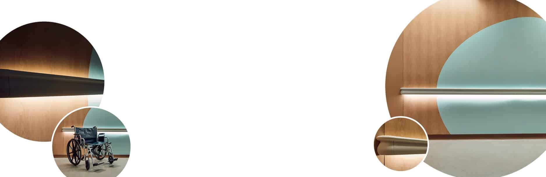 pasamanos iluminados por LED